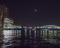 屋形船からの景色 東京の夜景