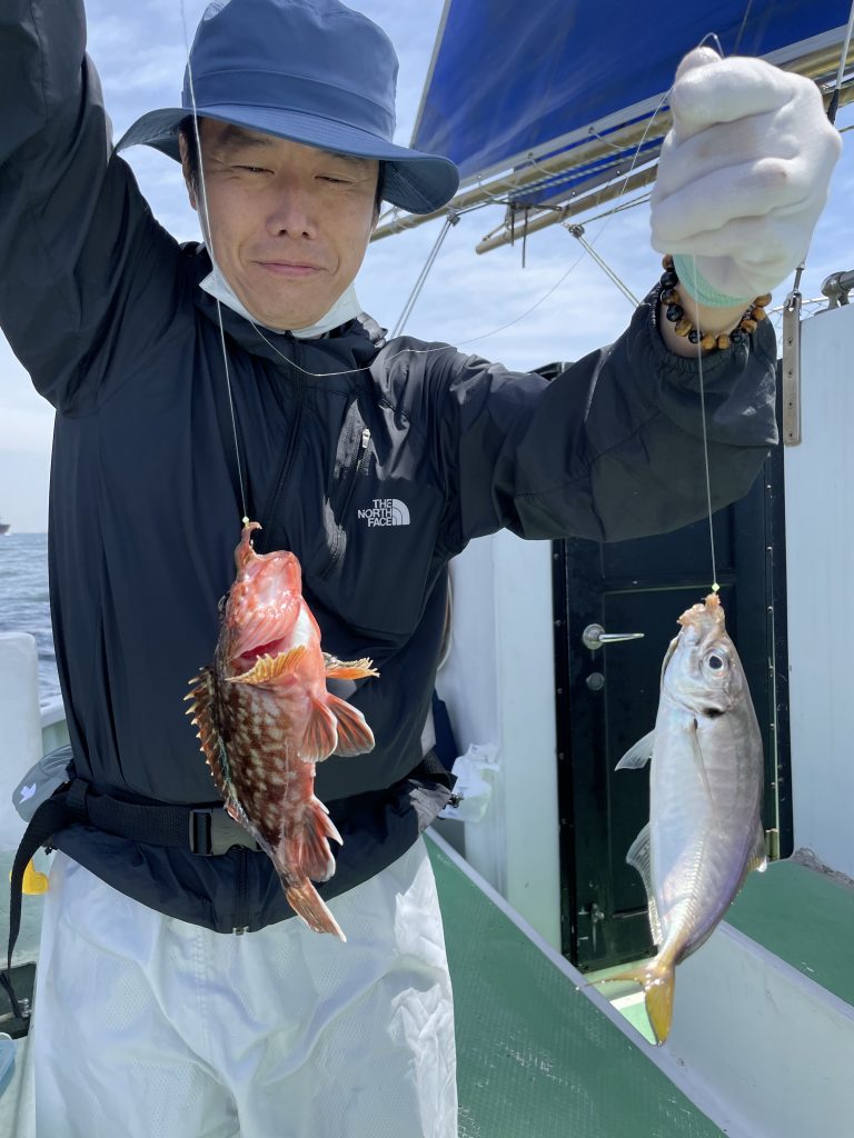 東京の屋形船 芝浦石川 木更津沖 Ltアジ釣り