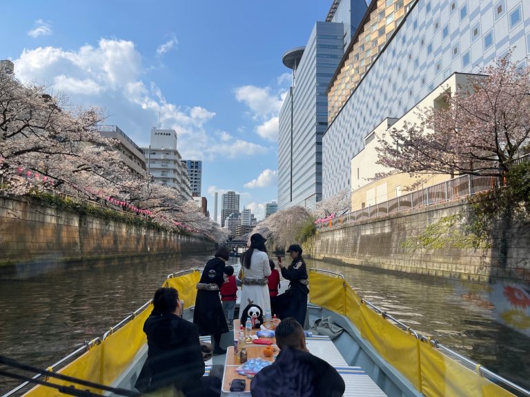 昼の遊覧船
